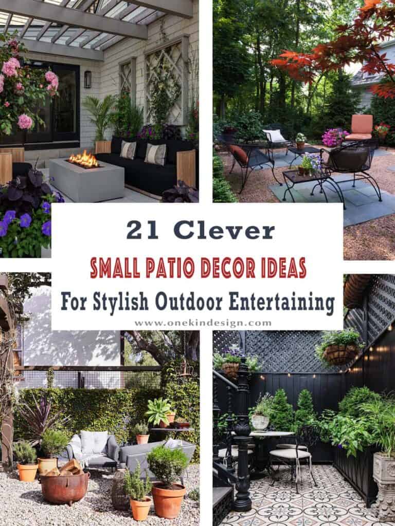 21 Clever Small Patio Decor Ideas for Stylish Outdoor Entertaining