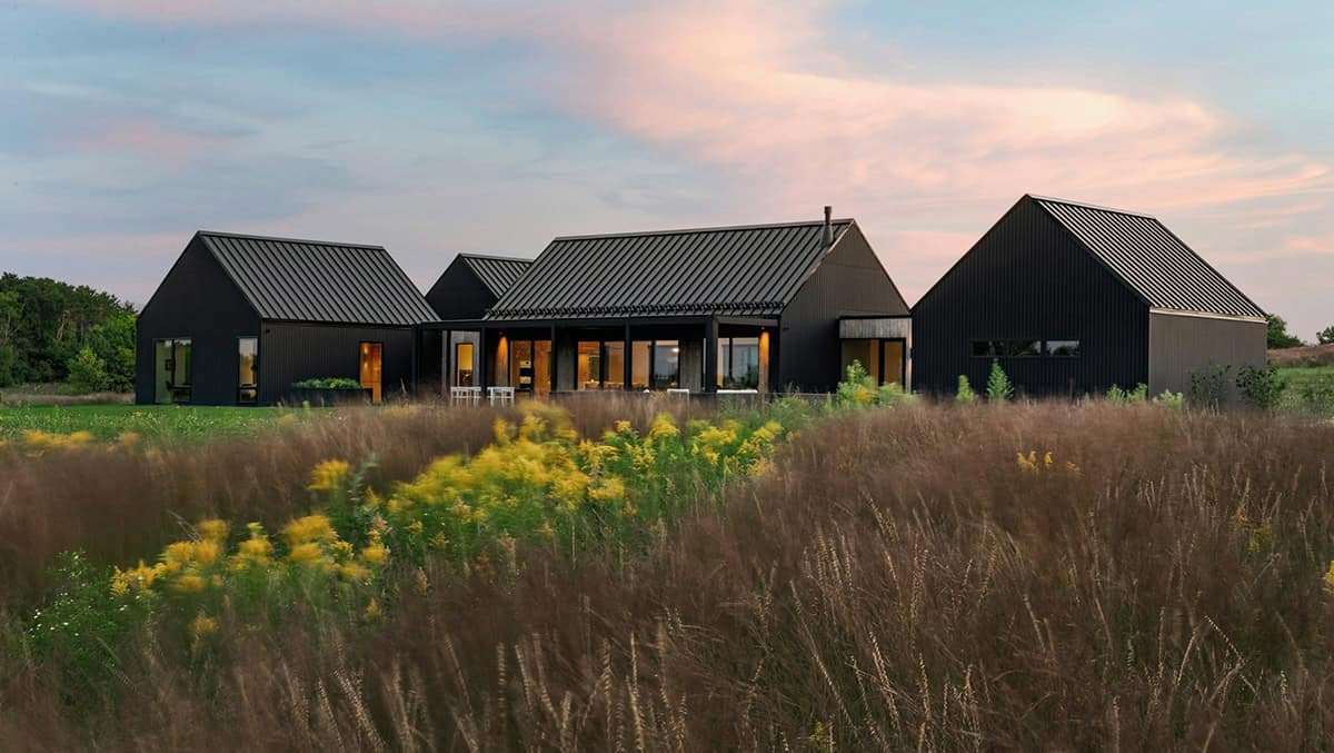 featured posts image for Tour this barn-inspired prairie home in Minnesota with serene meadow views